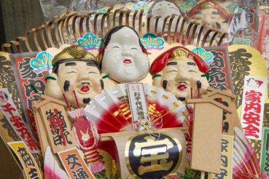 熊手 飾り方 固定方法