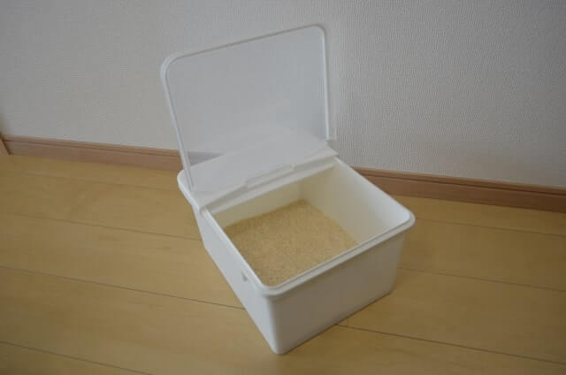米　虫　米びつ