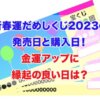 新春運だめしくじ　2023　発売日　購入日　金運アップ　縁起の良い日